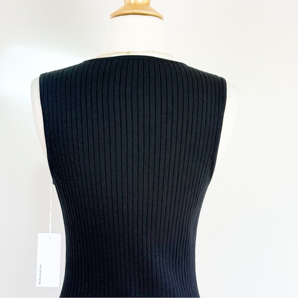 💋Reformation Michael cotton cut out sweater dress size S - Picture 9 of 9